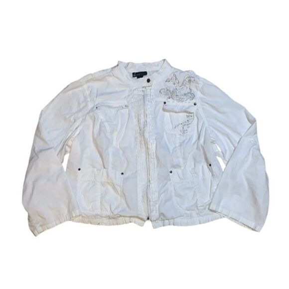 Lane Bryant Plus Size Full Zip Jacket - Picture 3 of 8